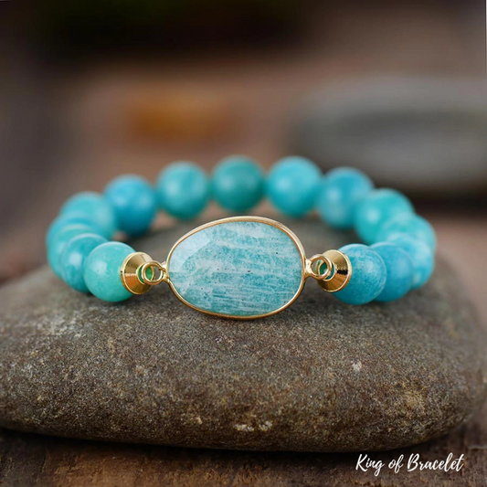 Bracelet en Amazonite 10MM