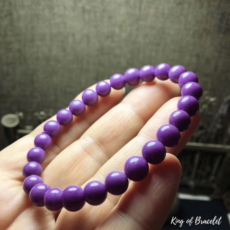 Bracelet en Phosphosid¨¦rite Violette