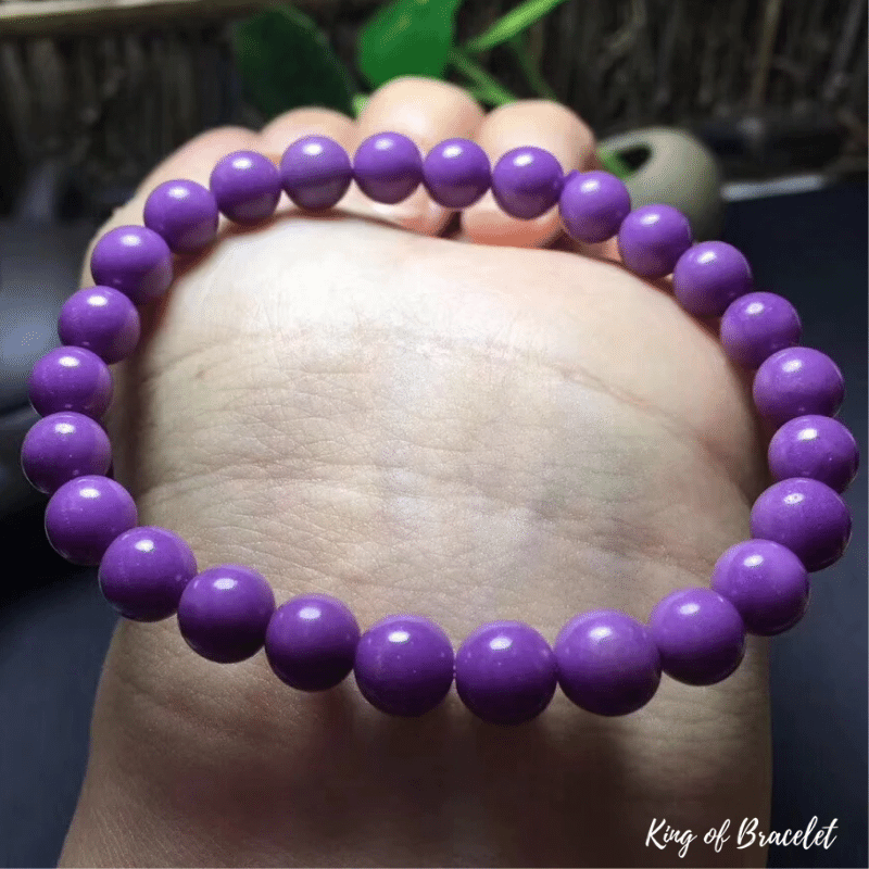 Bracelet en Phosphosid¨¦rite Violette