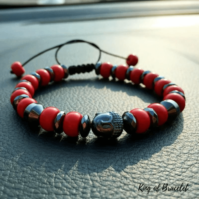 Bracelet Bouddhiste en Cinabre