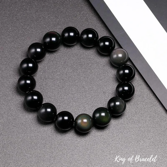 Bracelet en Obsidienne Oeil C¨¦leste Qualit¨¦ AAA+