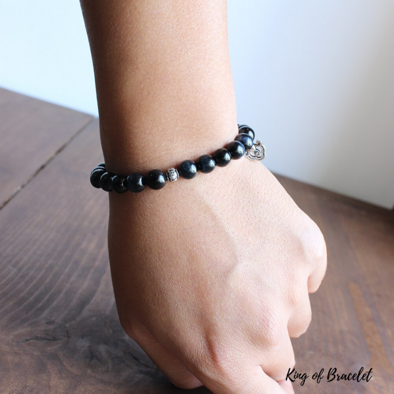 Bracelet Bouddhiste en Oeil de Faucon