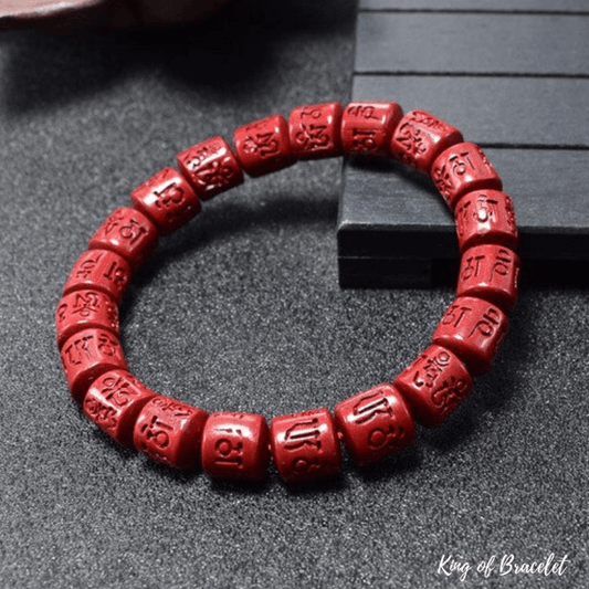 Bracelet Tib¨¦tain en Cinabre