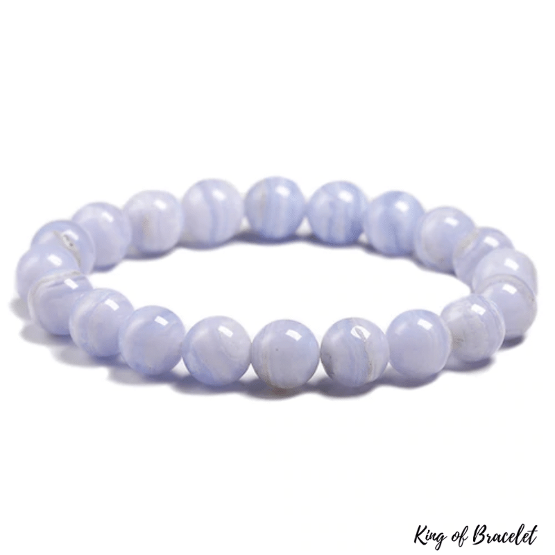 Bracelet en Agate Blue Lace Qualit¨¦ AAA+