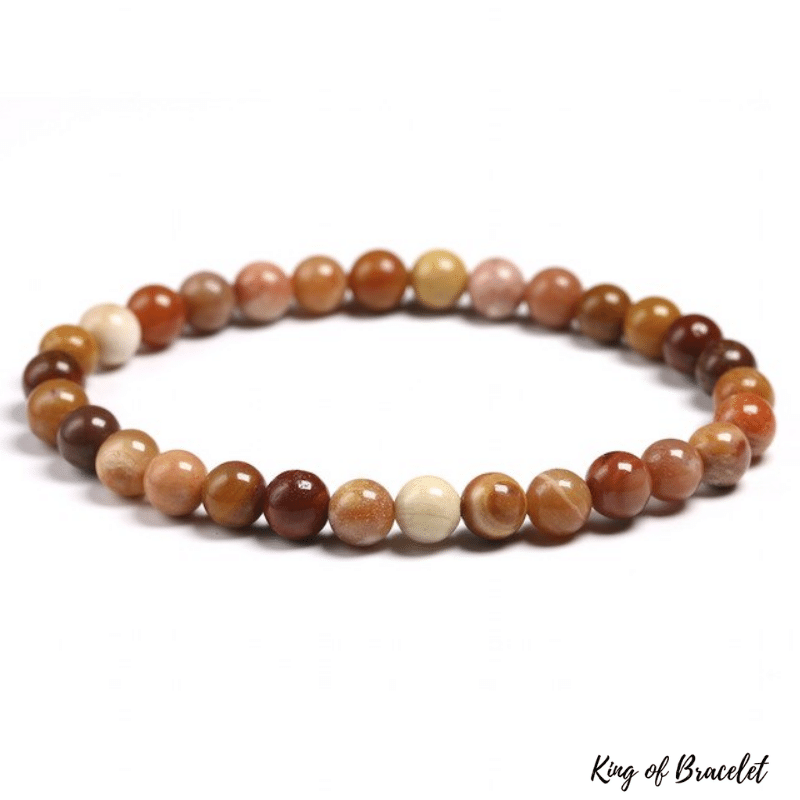 Bracelet en Agate Xylo?de