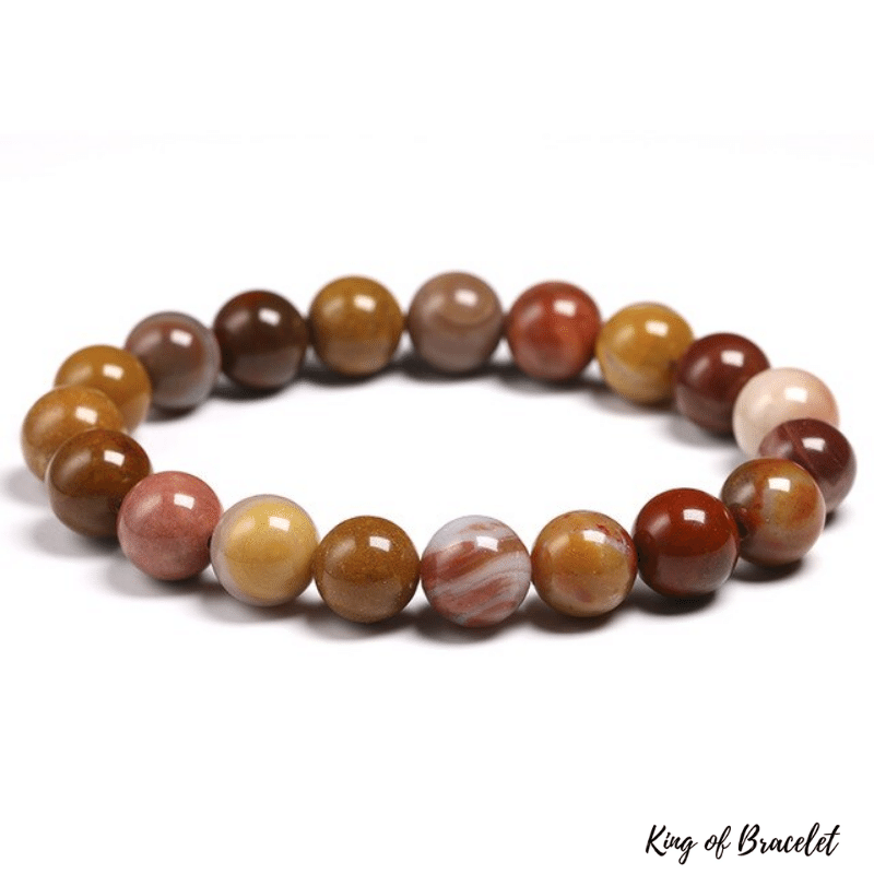 Bracelet en Agate Xylo?de