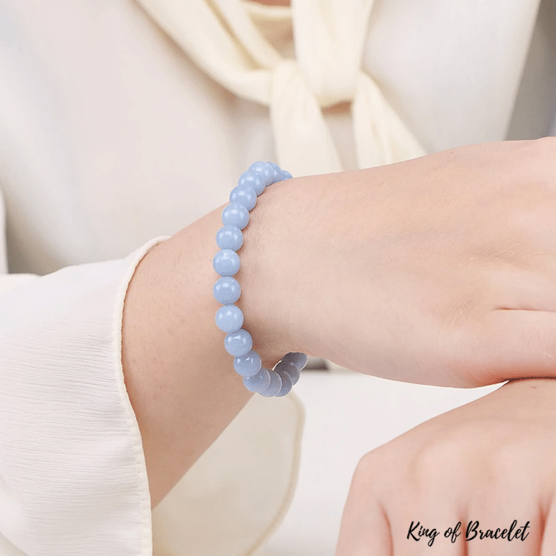 Bracelet en Ang¨¦lite Bleue