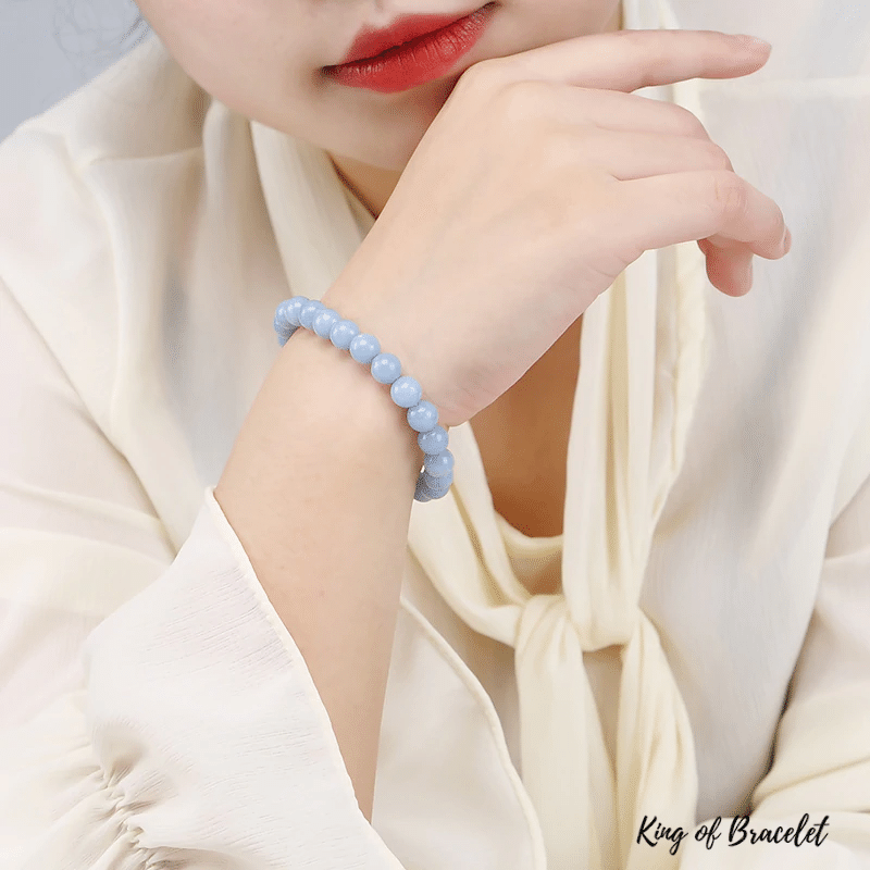 Bracelet en Ang¨¦lite Bleue