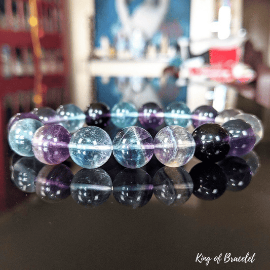 Bracelet en Fluorite 12MM