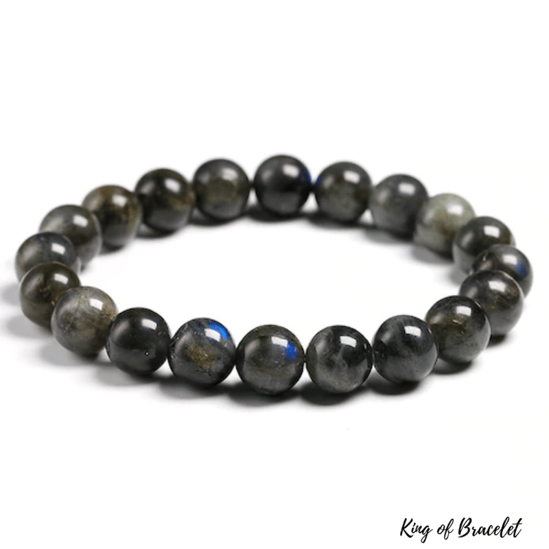 Bracelet en Labradorite Fonc¨¦e Qualit¨¦ AAA+