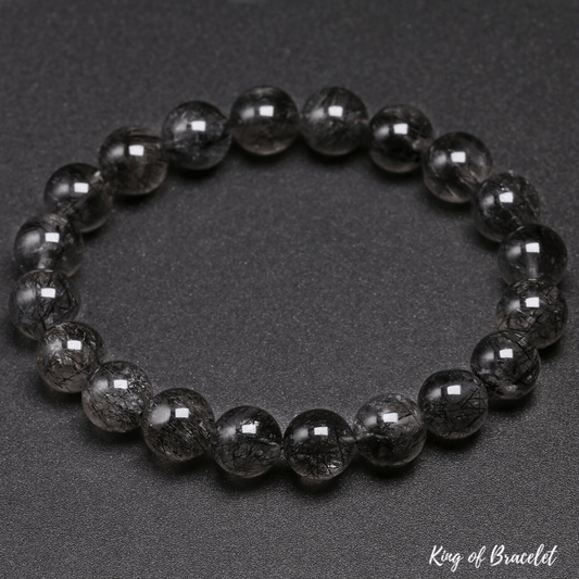 Bracelet en Quartz Tourmaline Noire Qualit¨¦ AAA+