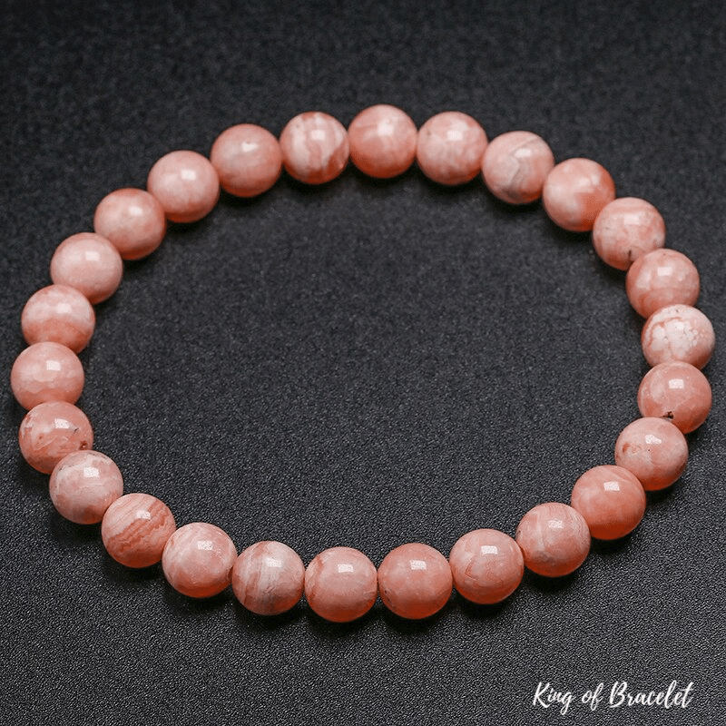 Bracelet en Rhodochrosite V¨¦ritable Qualit¨¦ AAA+