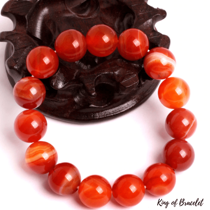 Bracelet en Sardonyx Rouge