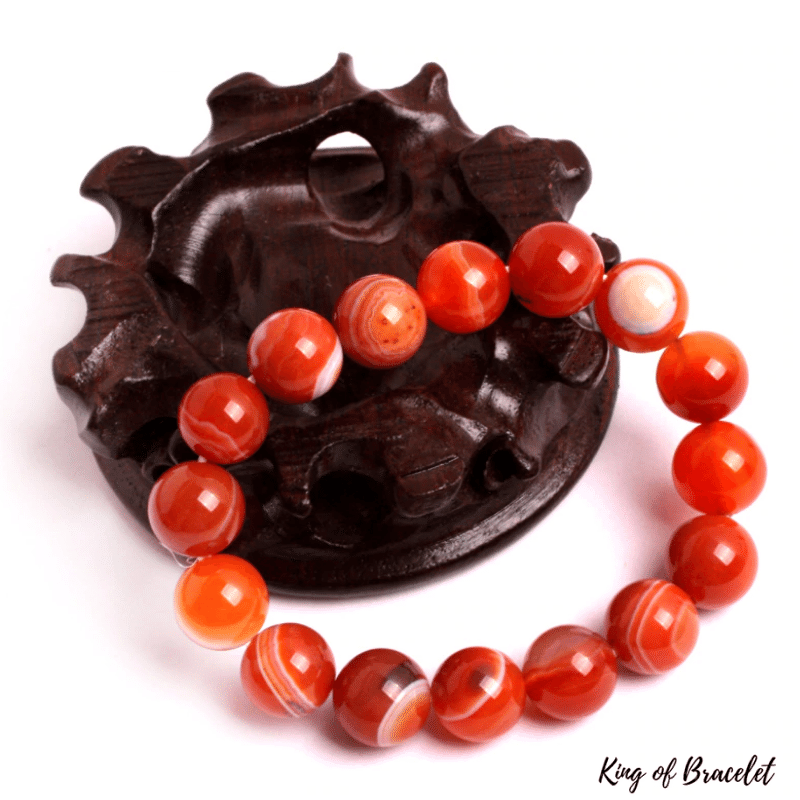 Bracelet en Sardonyx Rouge