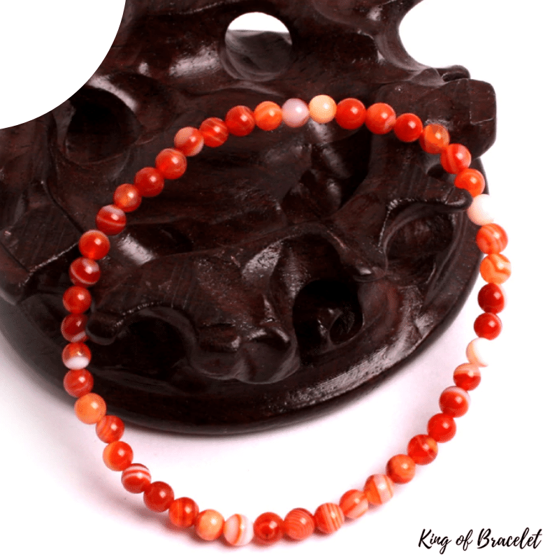 Bracelet en Sardonyx Rouge