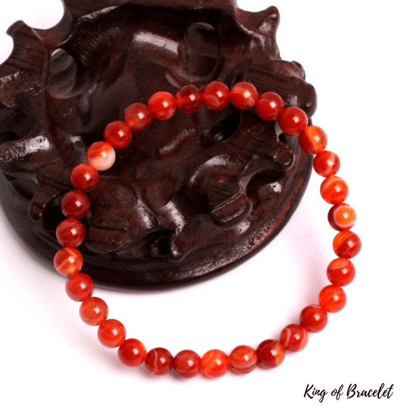 Bracelet en Sardonyx Rouge