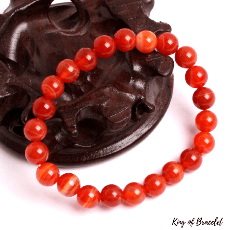 Bracelet en Sardonyx Rouge