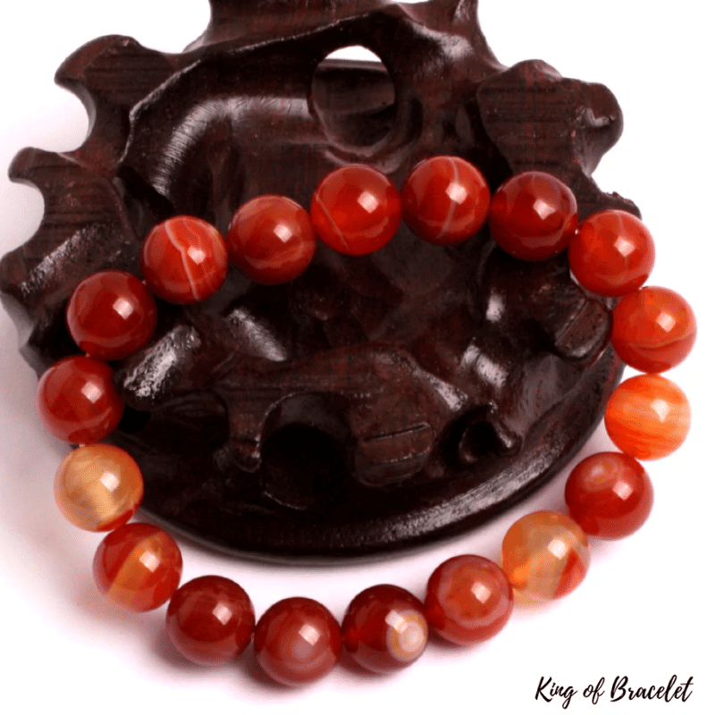 Bracelet en Sardonyx Rouge