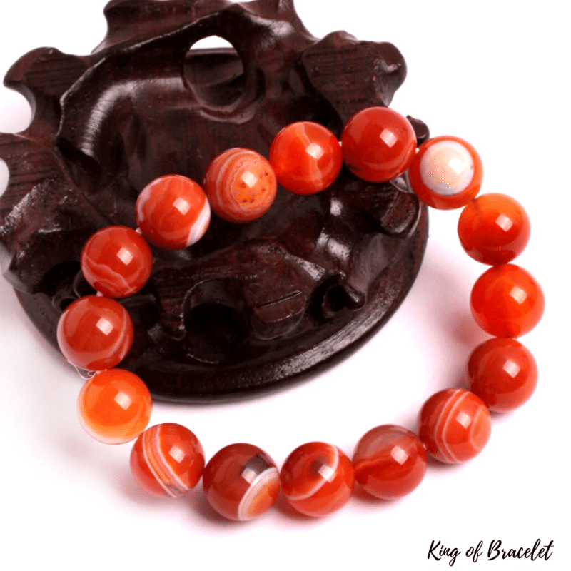 Bracelet en Sardonyx Rouge