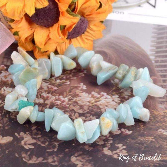 Bracelet Baroque en Amazonite