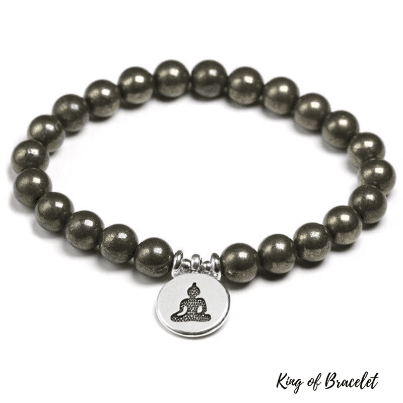 Bracelet Mala Tib¨¦tain en Pyrite