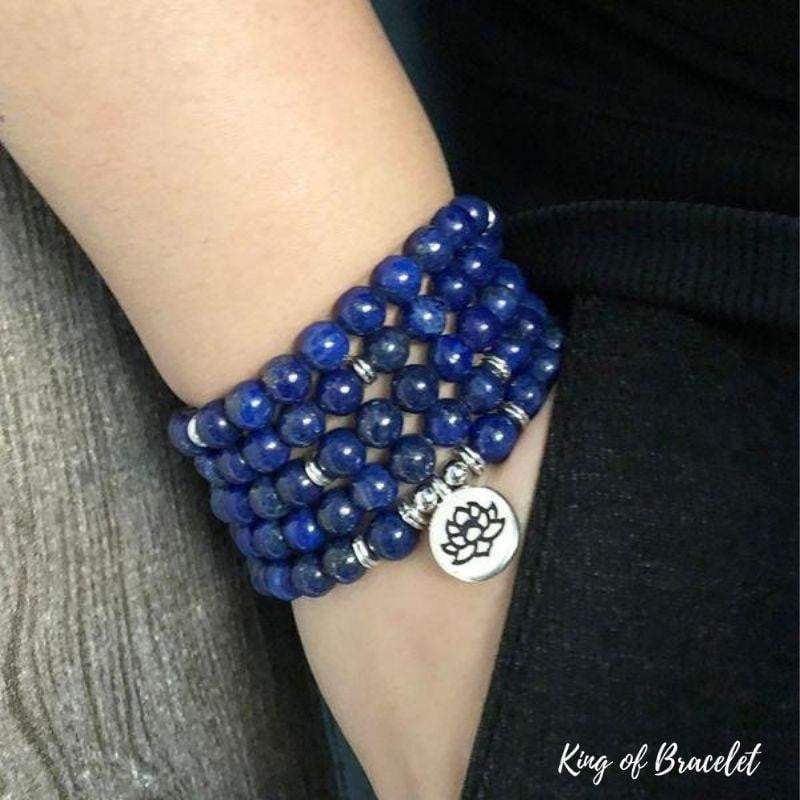 Bracelet Mala en Lapis Lazuli