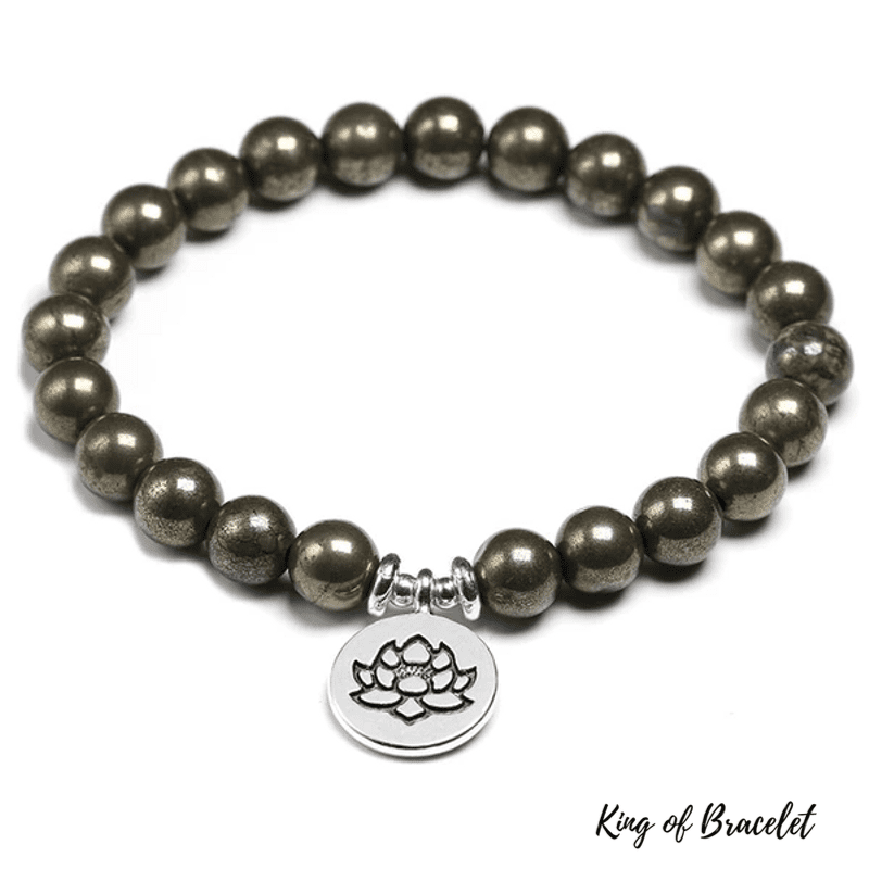 Bracelet Mala Tib¨¦tain en Pyrite