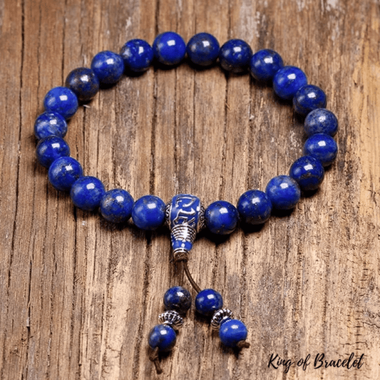 Bracelet Mala Tib¨¦tain en Lapis Lazuli