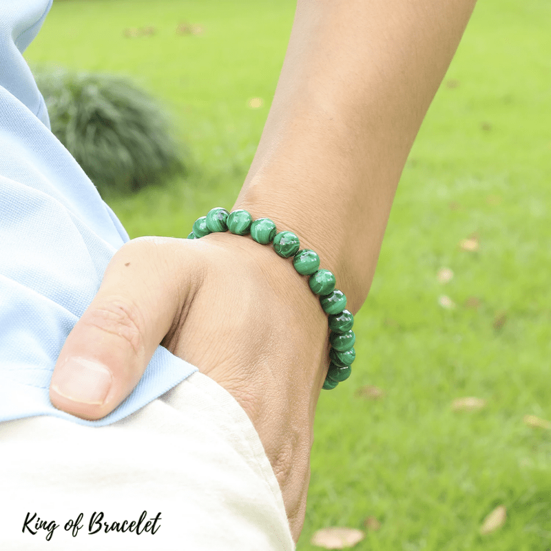 Bracelet en Malachite Qualit¨¦ AAA+