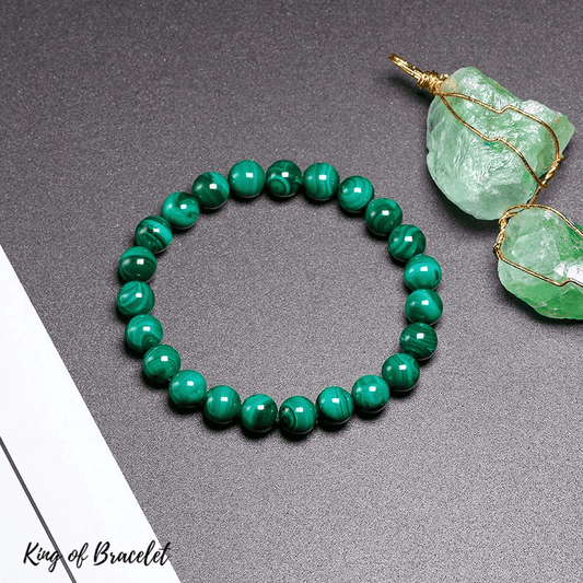 Bracelet en Malachite Qualit¨¦ AAA+