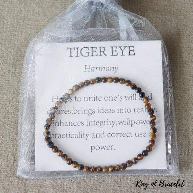 Bracelet Oeil de Tigre 4mm