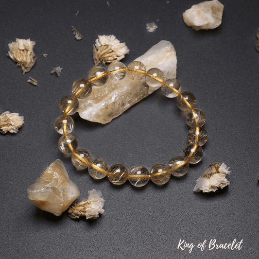 Bracelet en Quartz Rutile Qualit¨¦ AAA+