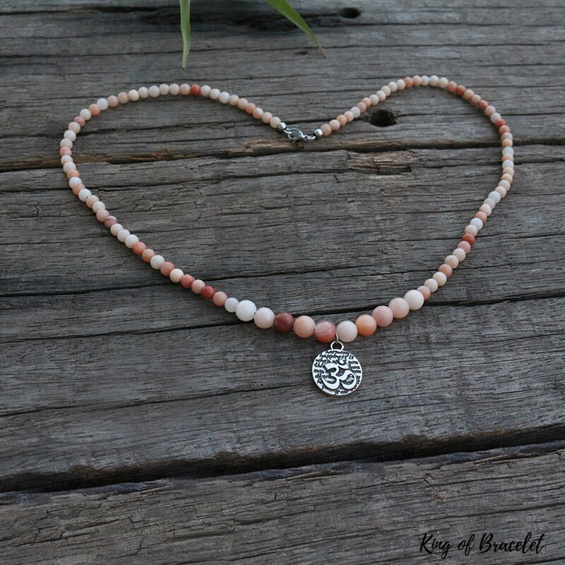 Bracelet Mala en Aventurine Rose