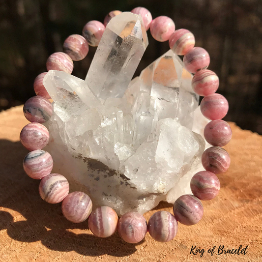 Bracelet en Rhodochrosite V¨¦ritable