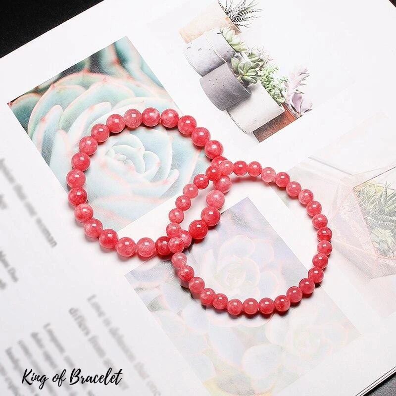 Bracelet en Rhodochrosite Qualit¨¦ AAA+