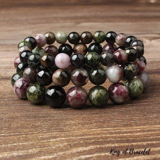 Bracelet en Tourmaline Multicolore