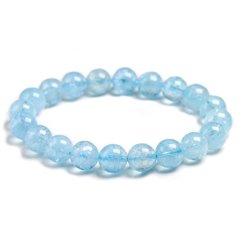 Bracelet en Aigue Marine Glac¨¦e