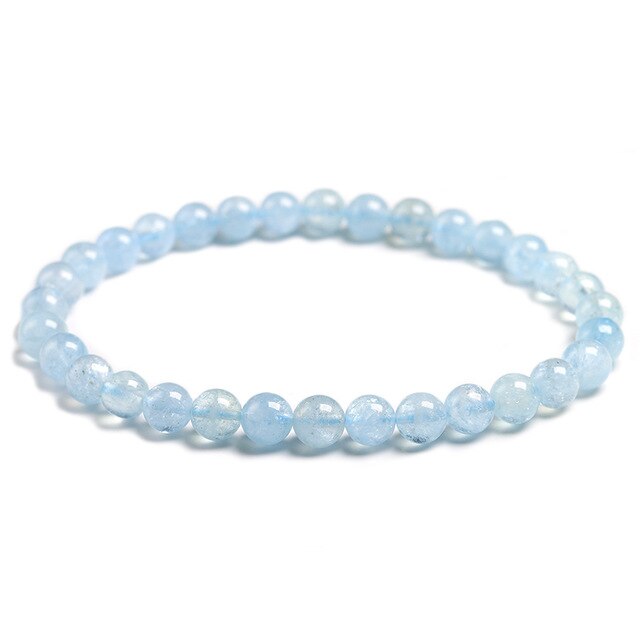 Bracelet en Aigue Marine Glac¨¦e