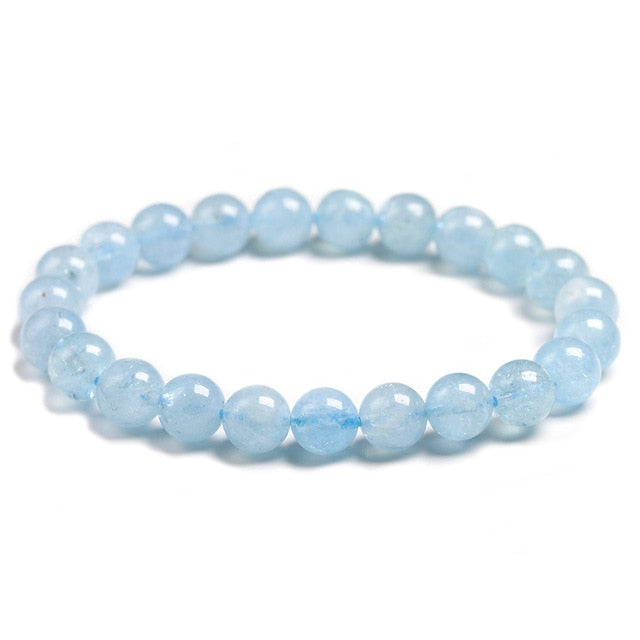 Bracelet en Aigue Marine Glac¨¦e