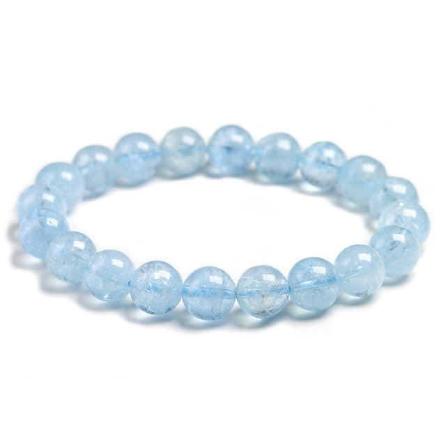 Bracelet en Aigue Marine Glac¨¦e