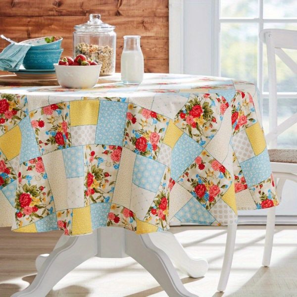 Sweet Rose Tablecloth, Multicolor, 70